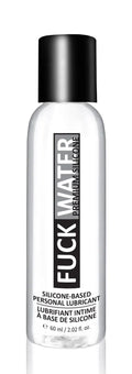 Fuck Water Premium silicone lubricant bottle with clear liquid and black cap