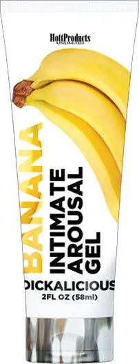 Banana aromatic gel in squeeze tube, 2 fl oz (58 ml), brown cap