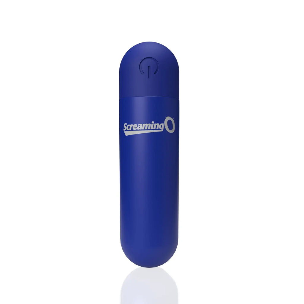 Screaming O Soft Touch Rechargeable Bullet - Blue – body-safe materials | Fu'Cha Exotics