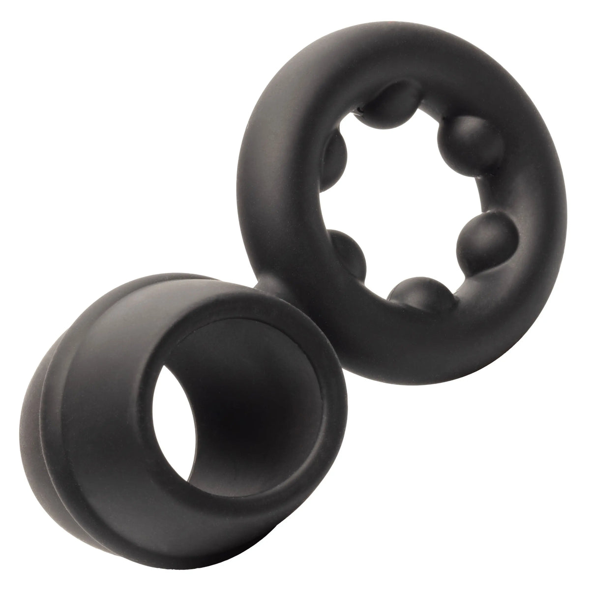Alpha Liquid Silicone Dual Support Magnum Ring - Black – body-safe materials | Fu'Cha Exotics