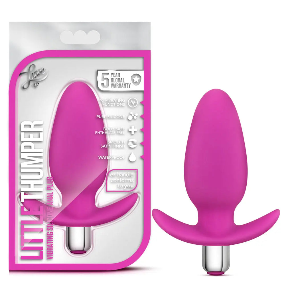 Luxe Little Thumper - Pink – body-safe silicone fully waterproof | Fu'Cha Exotics