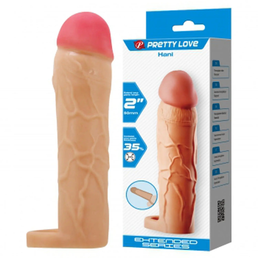 Hani Extended Penis Sleeve - Light – body-safe materials | Fu'Cha Exotics