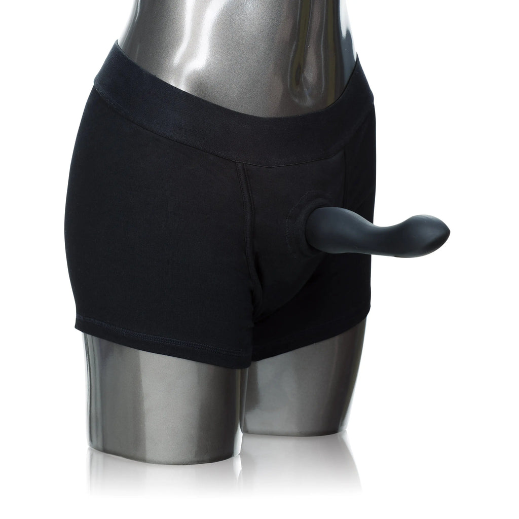 Packer Gear Boxer Brief Harness - Medium/large - Black – body-safe materials | Fu'Cha Exotics