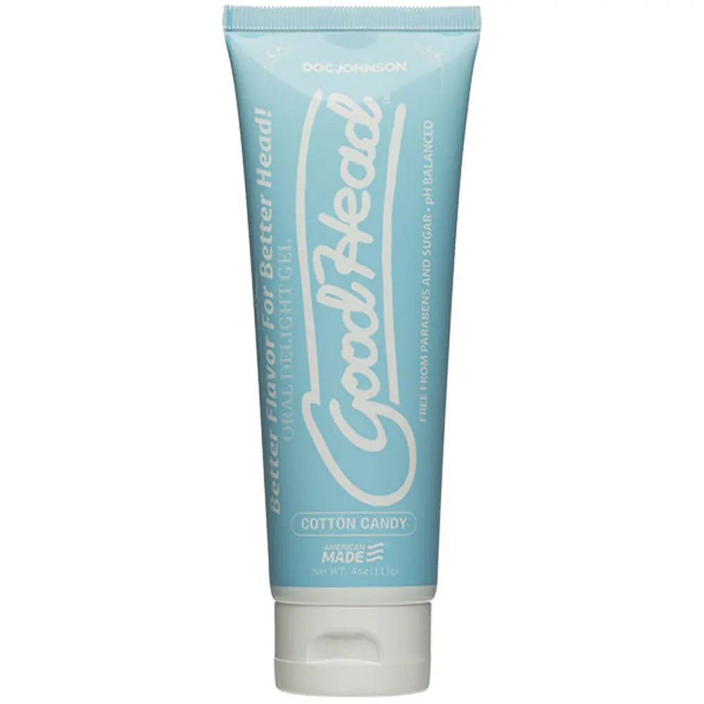 Goodhead - Oral Delight Gel - 4 Oz Tube - Cotton Candy – body-safe materials | Fu'Cha Exotics