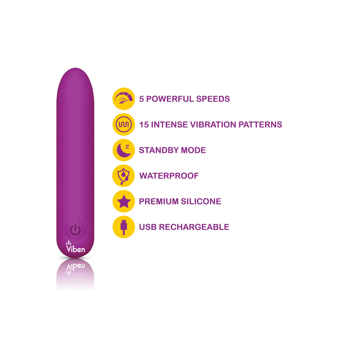 Bombshell Flexible Bullet - Berry – body-safe materials | Fu'Cha Exotics