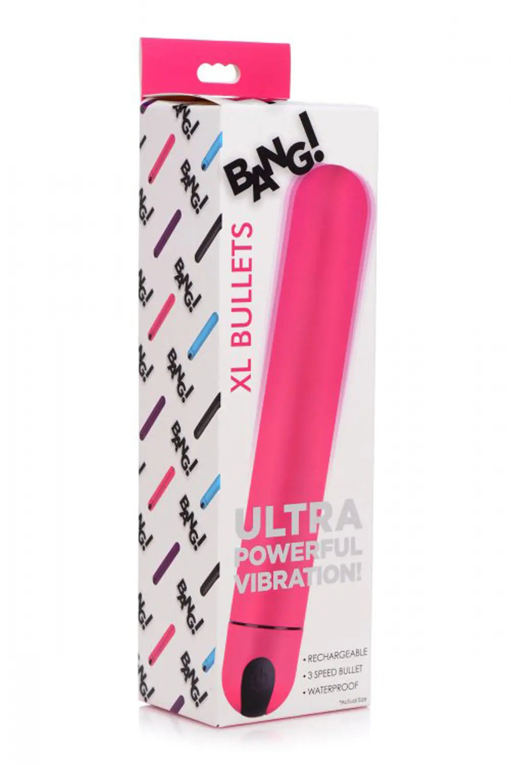 Bang XL Bullet Vibrator - Pink – ABS plastic USB-rechargeable | Fu'Cha Exotics