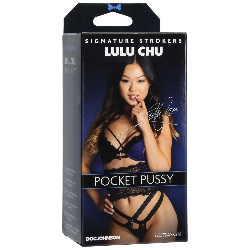 Signature Strokers - Lulu Chu - Ultraskyn Pocket Pussy – body-safe materials | Fu'Cha Exotics