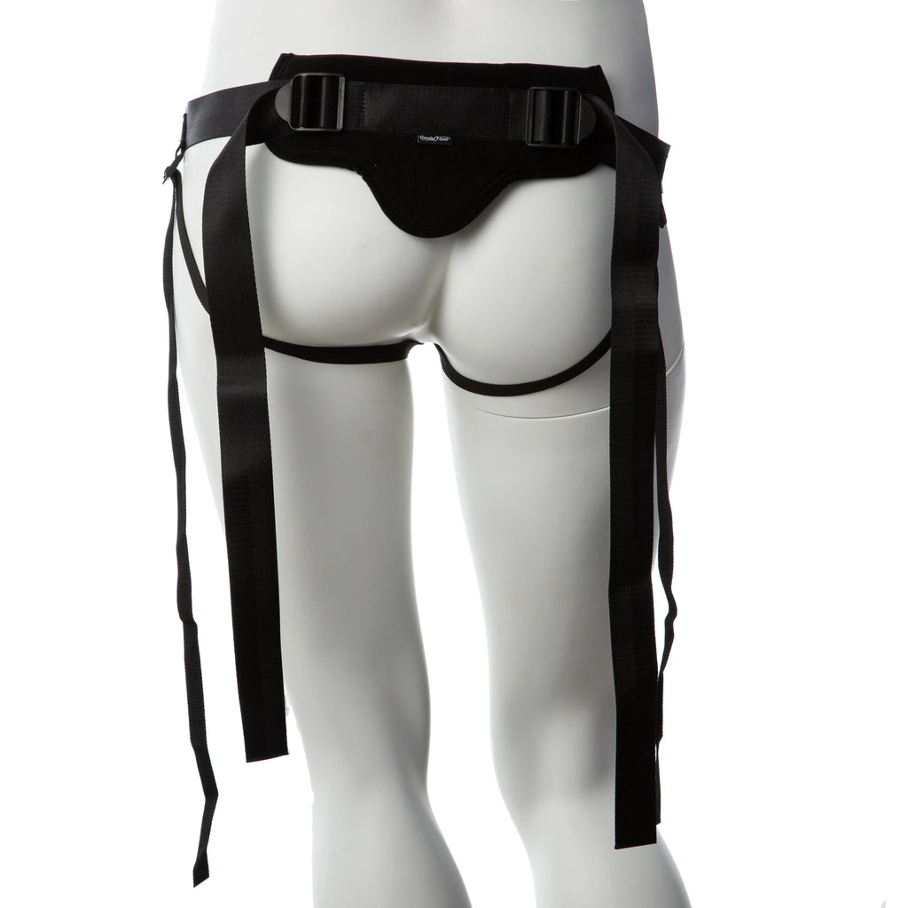 Gender Fluid Skylar Strap-on Harness - Black – body-safe materials | Fu'Cha Exotics