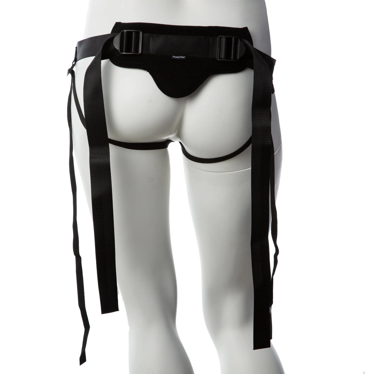 Gender Fluid Skylar Strap-on Harness - Black – body-safe materials | Fu'Cha Exotics