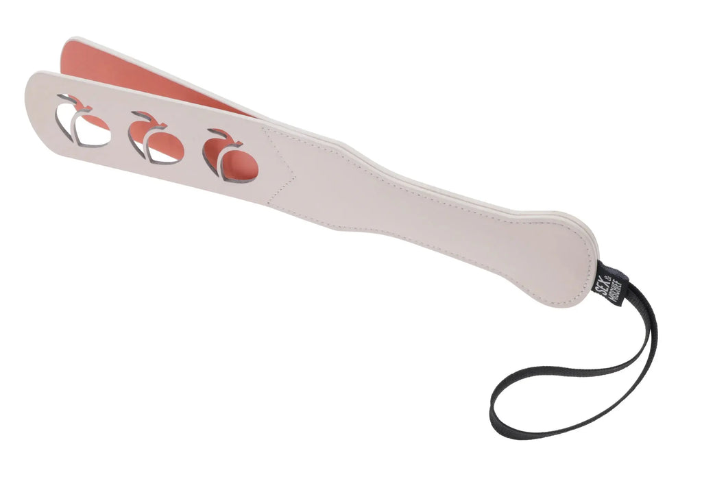 Peaches N Creame Paddle - Pink – genuine leather | Fu'Cha Exotics