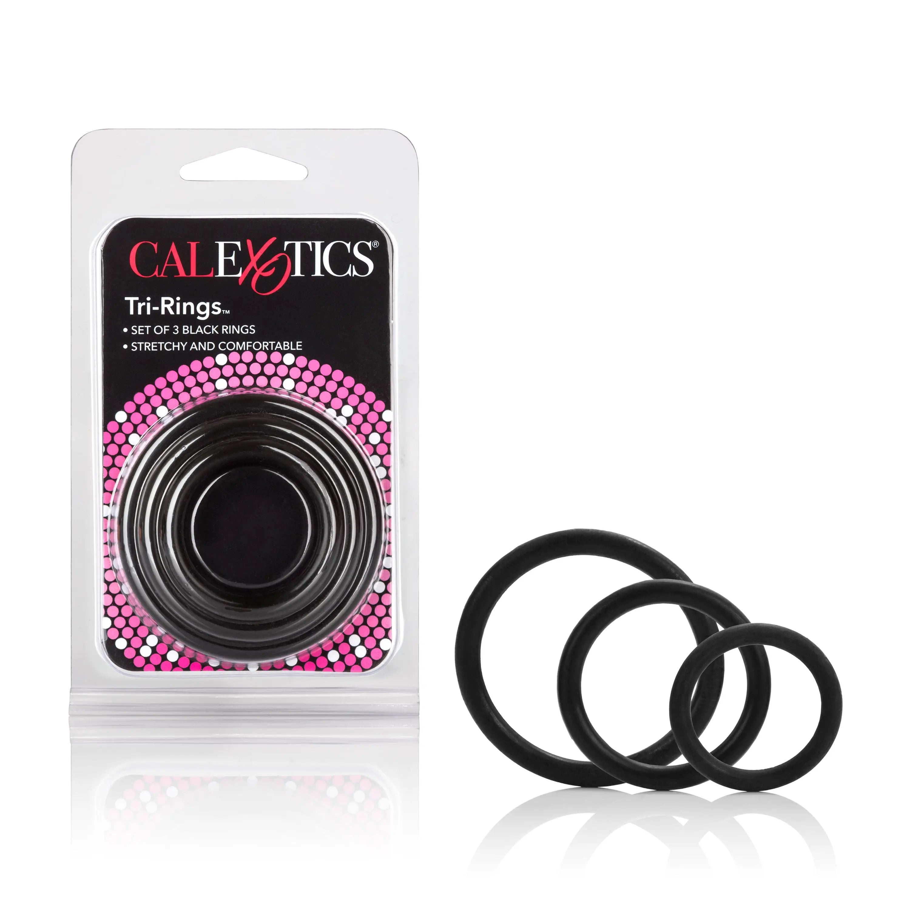 Set of three black rings