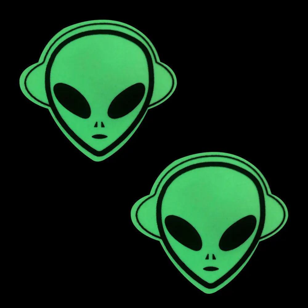 Glow in the Dark Alien Pasties – latex-free | Fu'Cha Exotics