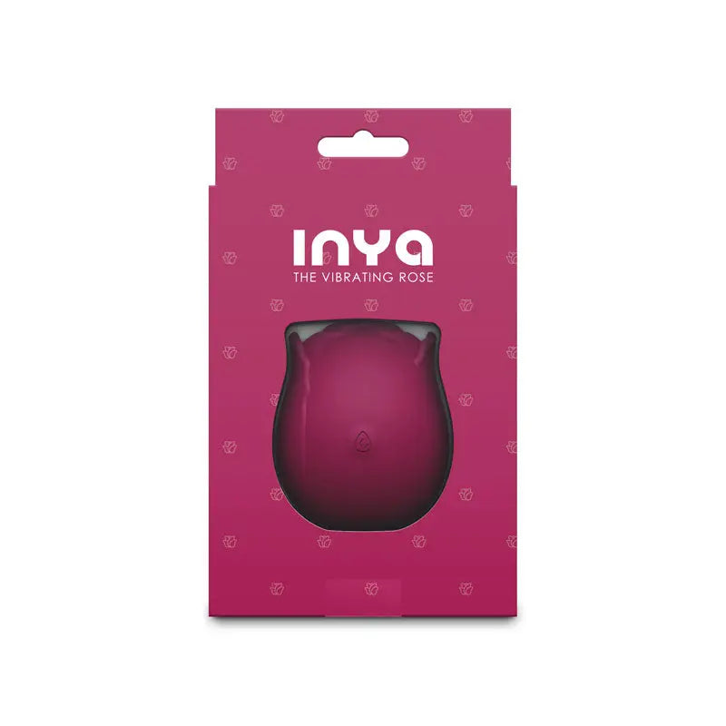 Inya the Vibrating Rose - Red – body-safe silicone USB-rechargeable | Fu'Cha Exotics