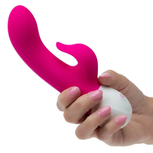 Basic Essentials Rechargeable Dual Pleaser - Pink – body-safe materials | Fu'Cha Exotics