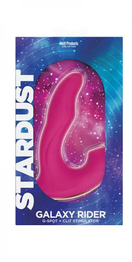 Stardust Galaxy Rider - Pink – body-safe silicone USB-rechargeable | Fu'Cha Exotics