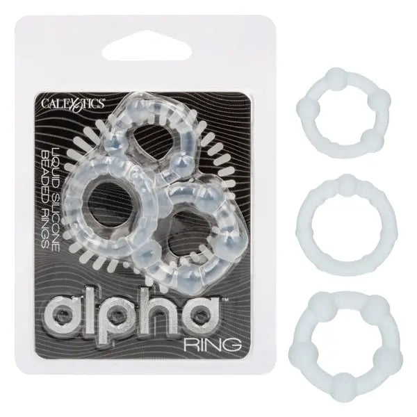 Alpha Liquid Silicone Beaded Rings – body-safe materials | Fu'Cha Exotics