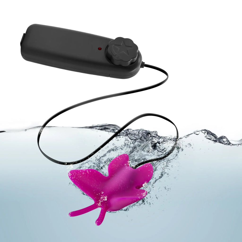 Luxe- Butterfly Teaser - Fuschia – body-safe materials | Fu'Cha Exotics