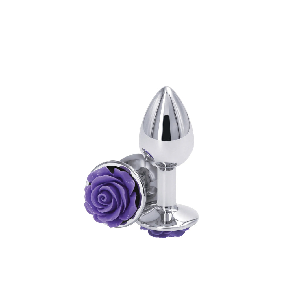 Rear Assets - Rose - Small - Purple – body-safe materials | Fu'Cha Exotics