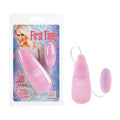 Pink satin teaser pair: two linked egg-shaped silicone devices with cable