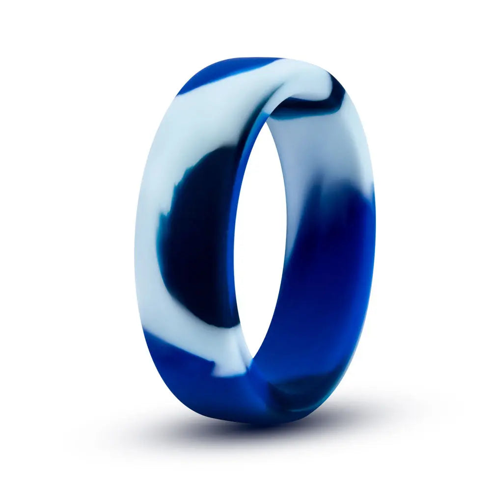 Performance - Silicone Camo Cock Ring - Blue Camoflauge – body-safe silicone | Fu'Cha Exotics