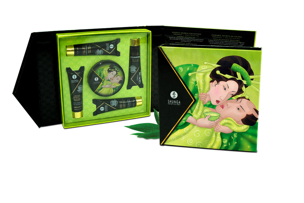 Geisha's Secrets Gift Set - Organica - Exotic Green Tea – body-safe materials | Fu'Cha Exotics