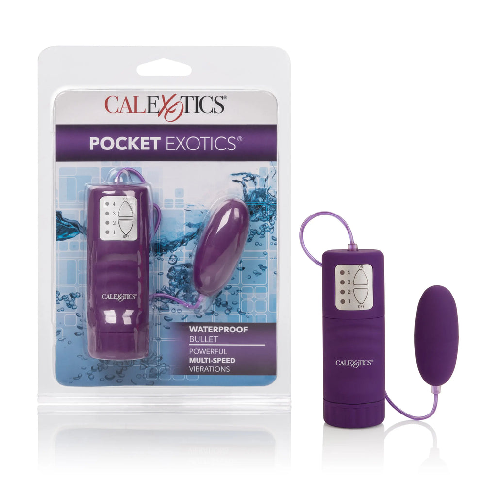 Waterproof Pocket Exotics Waterproof Bullet - Purple – body-safe materials fully waterproof | Fu'Cha Exotics