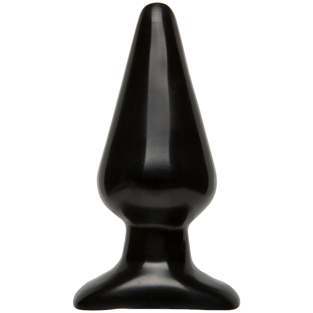 Classic Butt Plug Smooth - Large - Black – body-safe materials | Fu'Cha Exotics