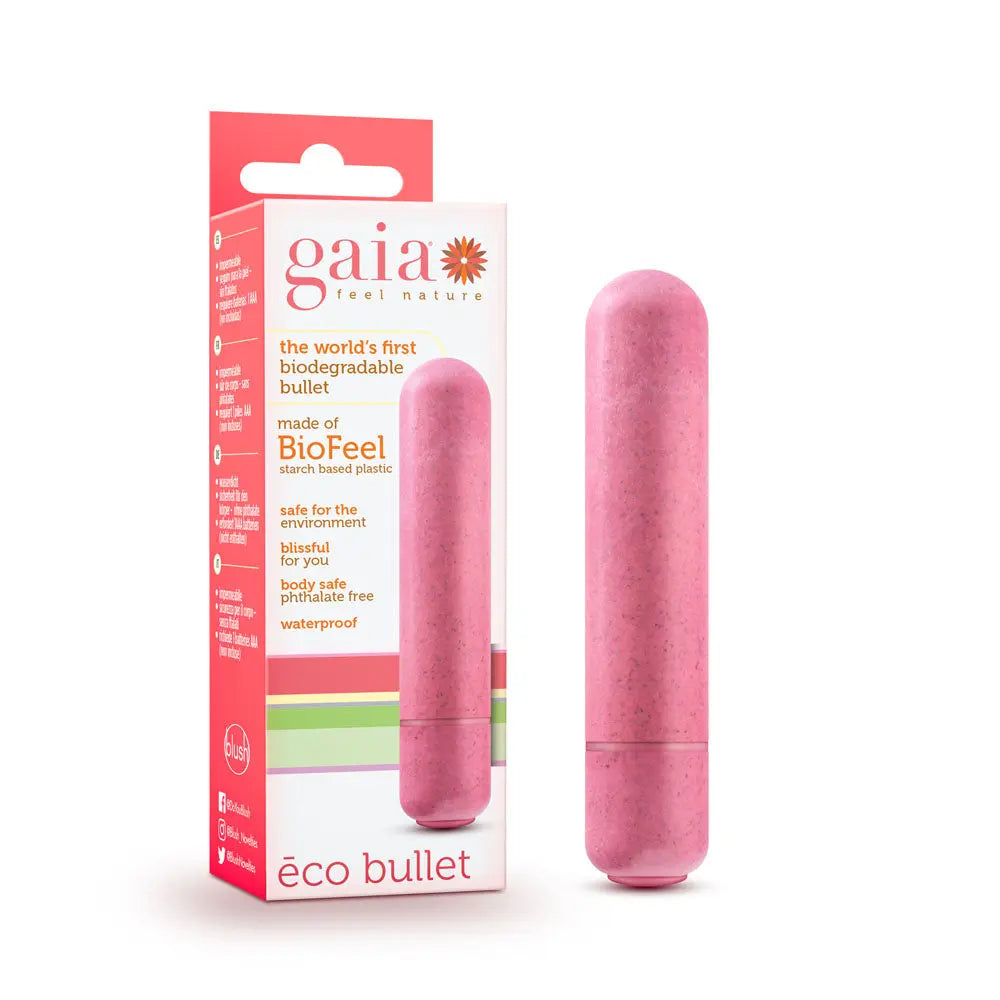 Gaia - Eco Bullet - Coral – body-safe materials fully waterproof | Fu'Cha Exotics