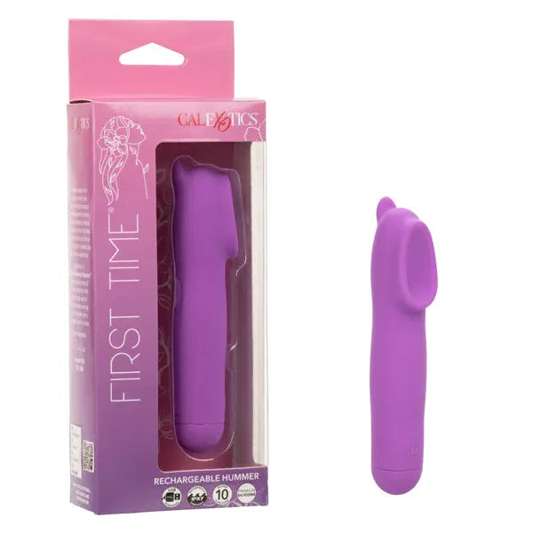 First Time Rechargeable Hummer - Purple – body-safe materials | Fu'Cha Exotics