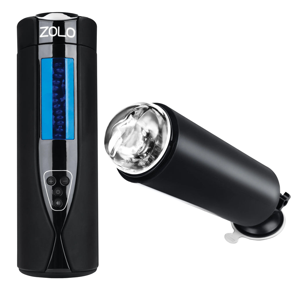 Zolo Tornado Rechargeable Masturbator - Black – body-safe materials | Fu'Cha Exotics