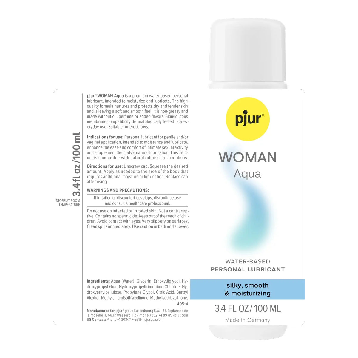 Pjur Woman Aqua - 100ml – body-safe materials | Fu'Cha Exotics