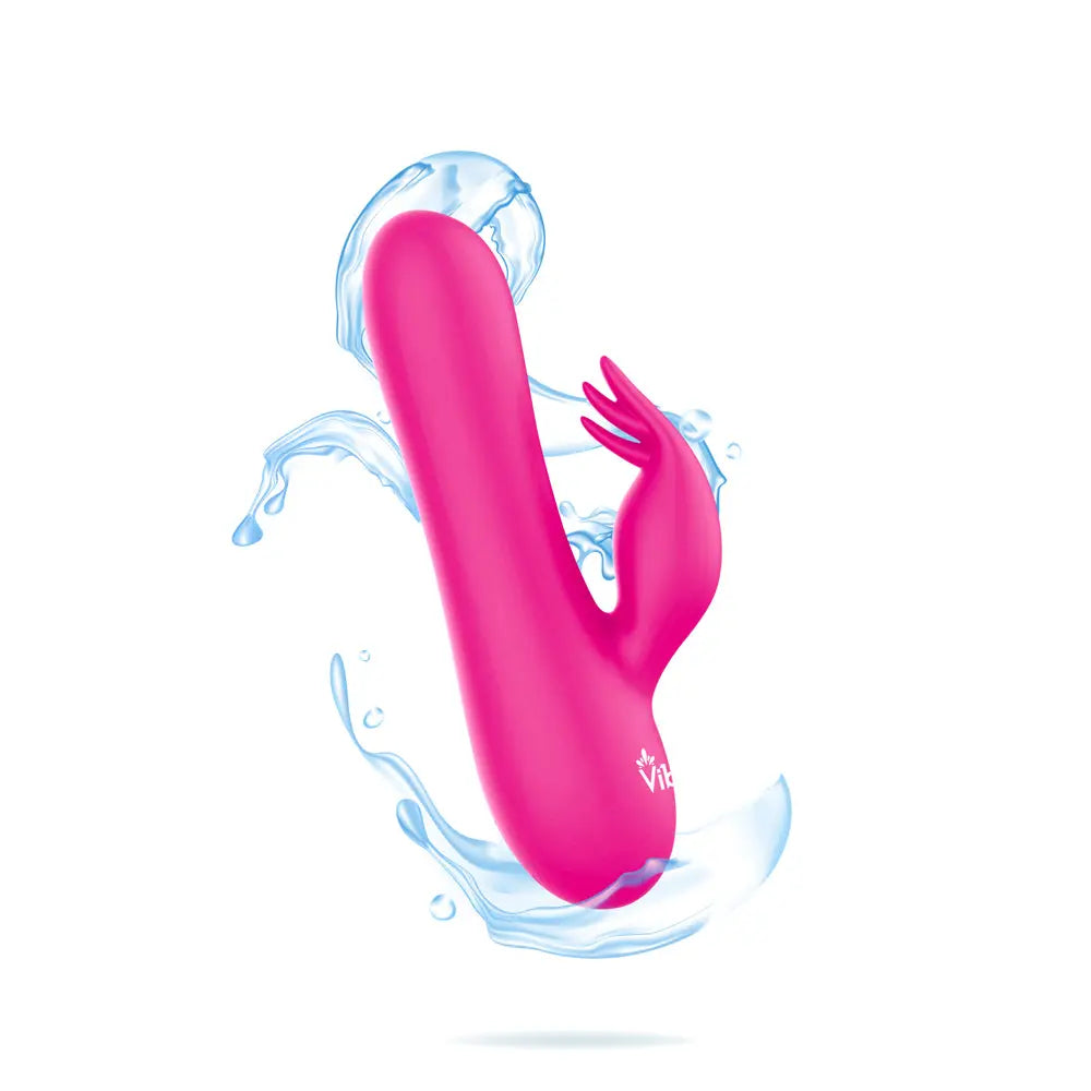 Freyja Mini Triple Ticklers Rabbit Vibe - Hot Pink – body-safe materials | Fu'Cha Exotics