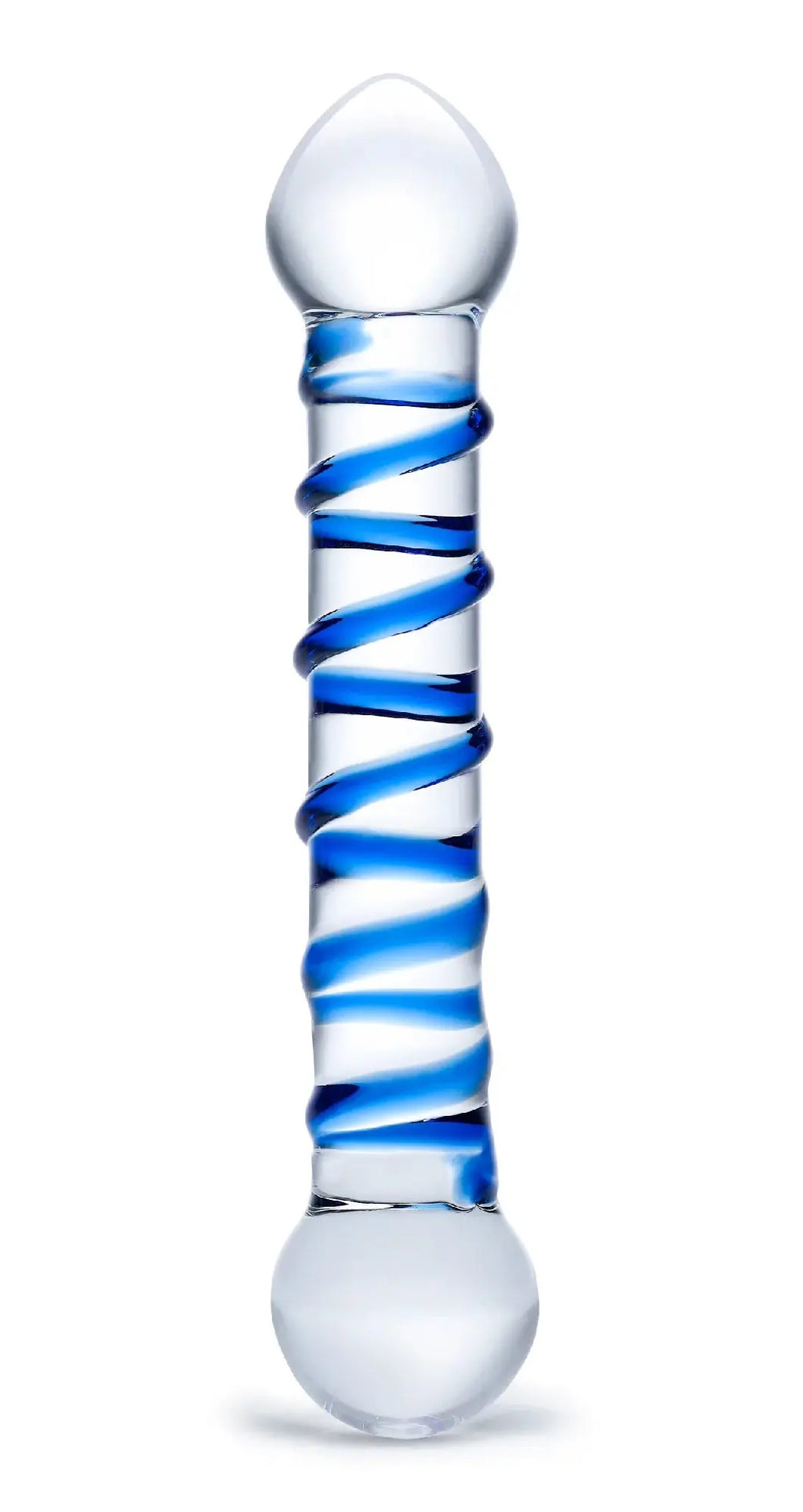 6.5 Inch Spiral Dildo – borosilicate glass | Fu'Cha Exotics