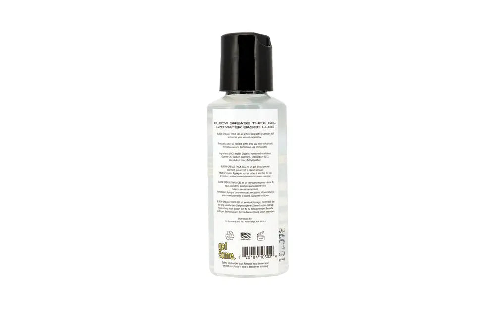 Elbow Grease H2O Classic Thick Gel - 2.4 Oz. – body-safe materials | Fu'Cha Exotics