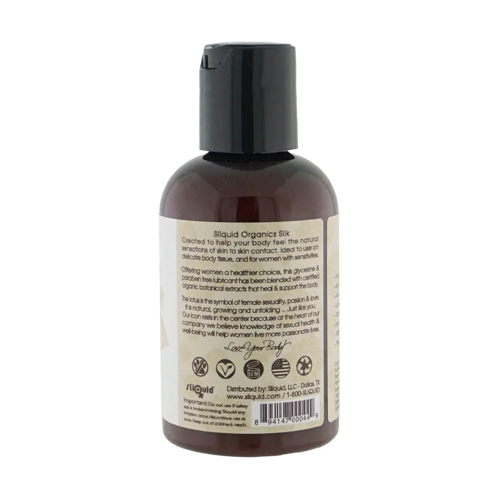 Organics Silk - 4.2 Fl. Oz. (124 ml) – body-safe materials | Fu'Cha Exotics