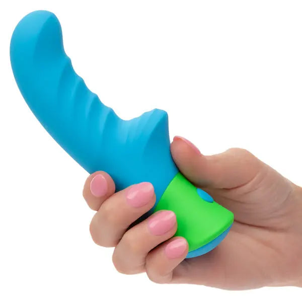Rave Ridged-G - Blue – body-safe materials | Fu'Cha Exotics