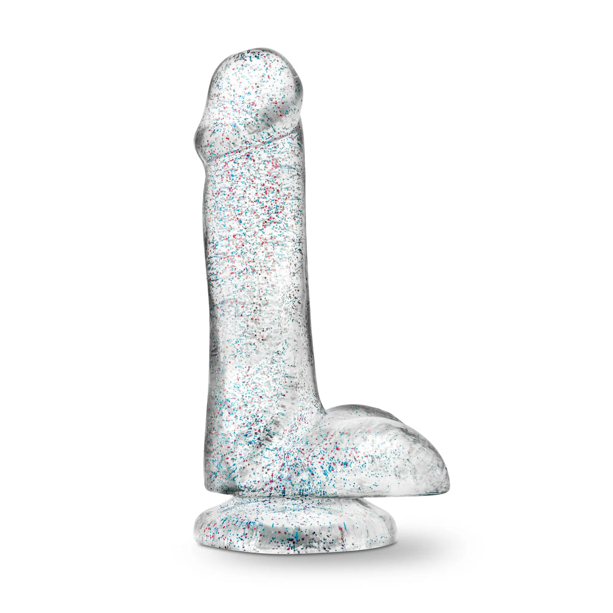 Naturally Yours - 6 Inch Glitter Cock - Sparkling Clear – body-safe materials | Fu'Cha Exotics