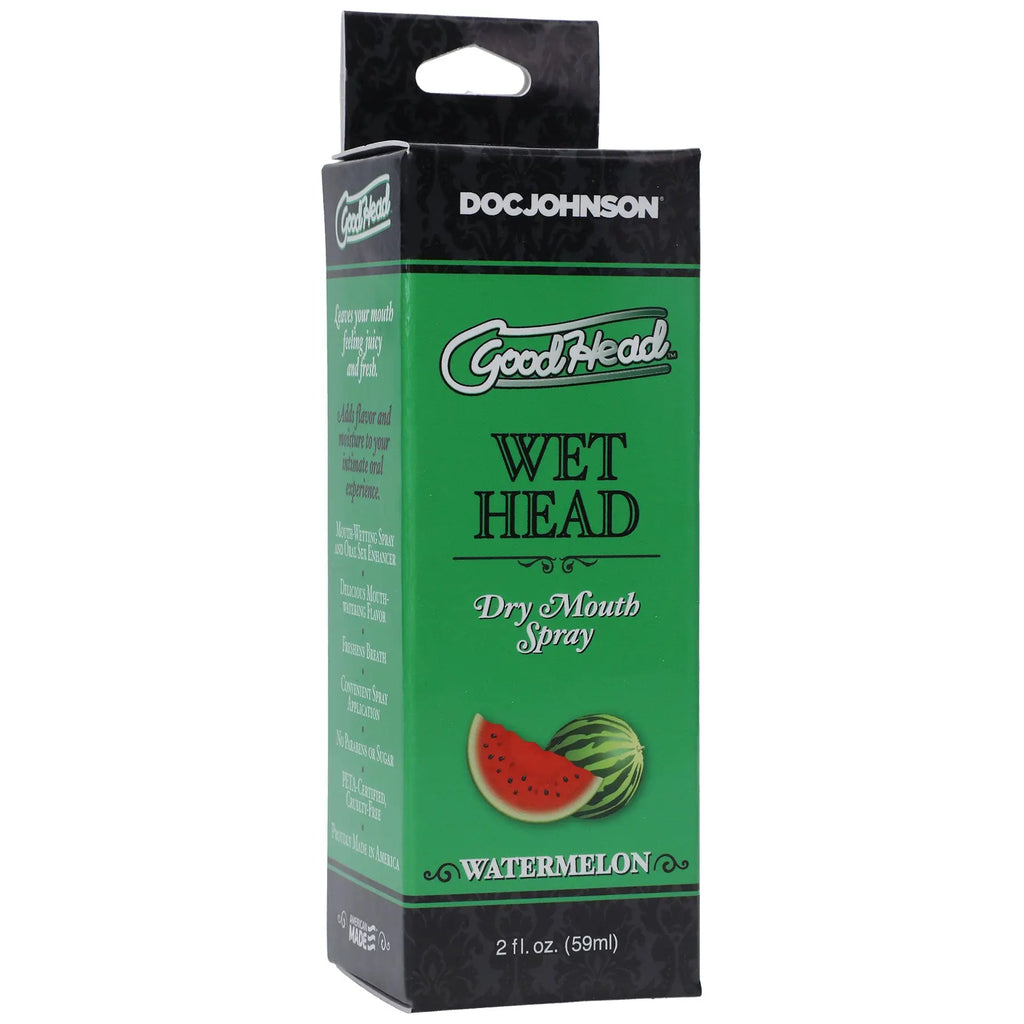 Goodhead - Wet Head - Dry Mouth Spray - Watermelon - 2 Fl. Oz. – body-safe materials | Fu'Cha Exotics