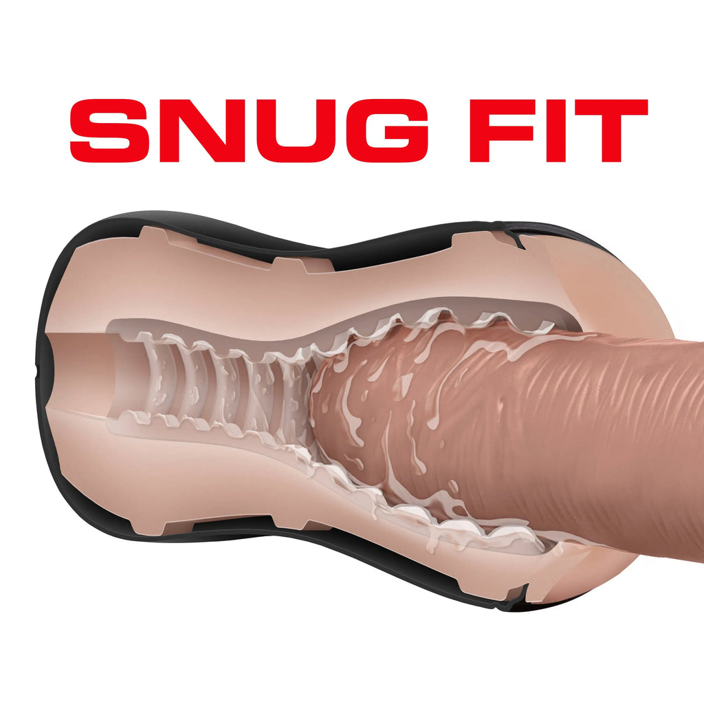 Coverboy - Bad Boy Next Door - Self Lubricating Stroker - Beige – body-safe materials | Fu'Cha Exotics