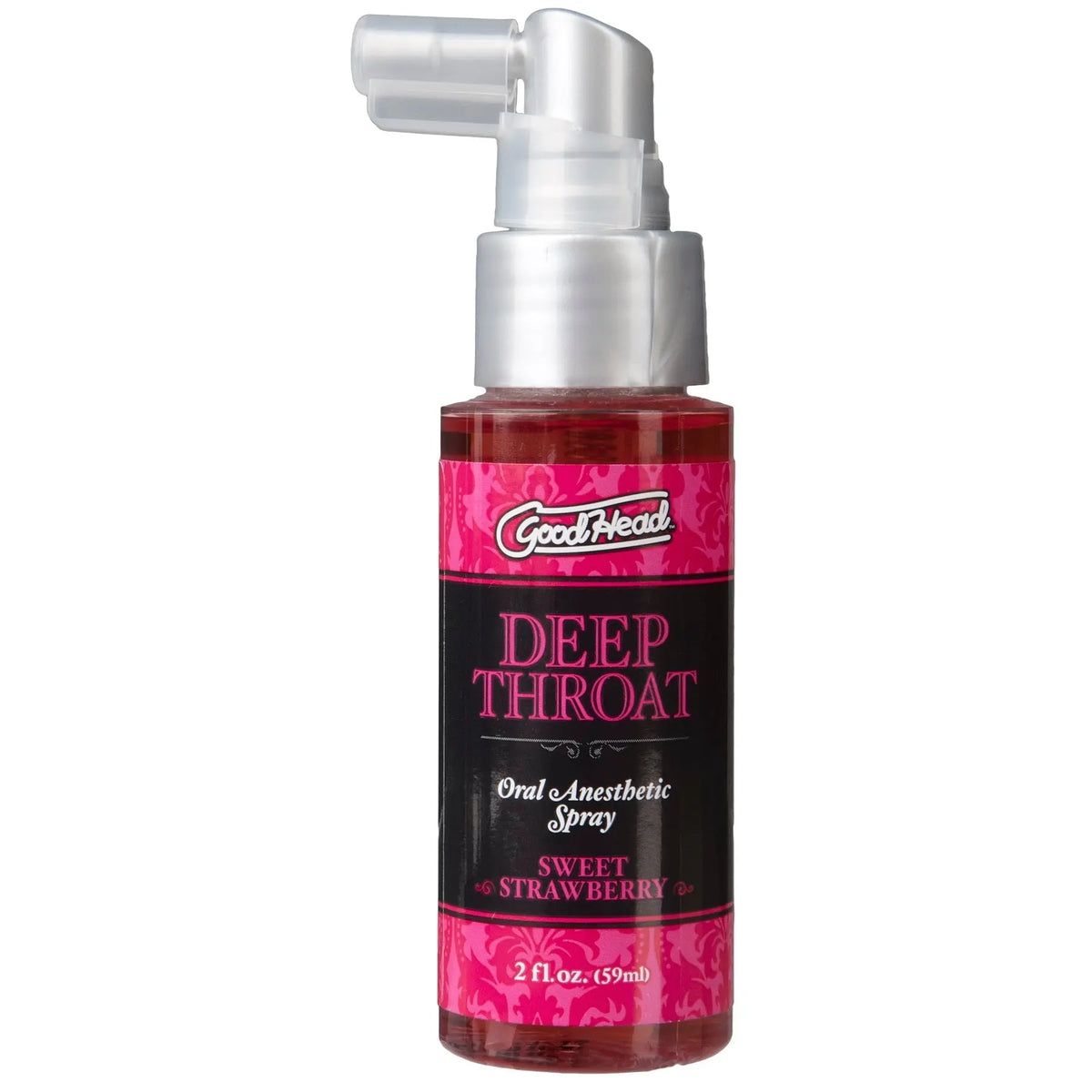 Good Head Deep Throat Spray - Sweet Strawberry – body-safe materials | Fu'Cha Exotics