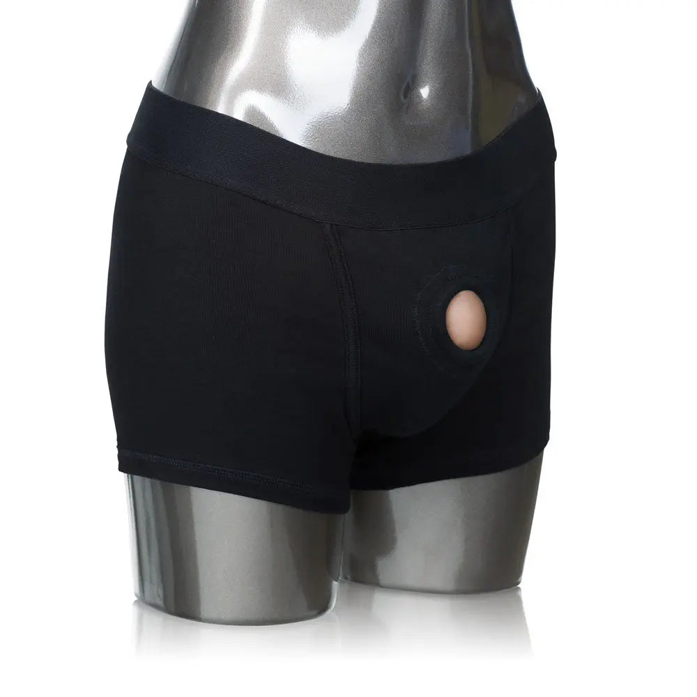 Packer Gear Black Boxer Brief Harness 2xl/3xl – body-safe materials | Fu'Cha Exotics