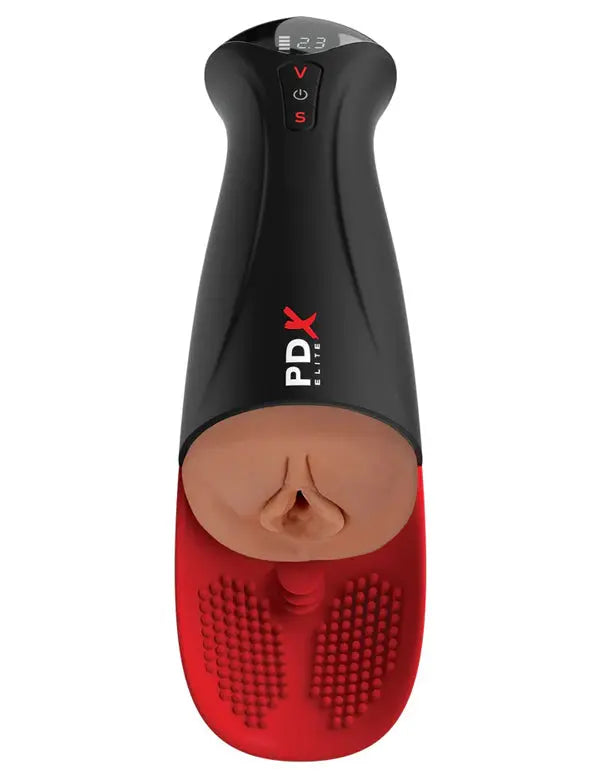 Pdx Elite Fuck-O-Matic Pro XL - Brown – body-safe materials | Fu'Cha Exotics