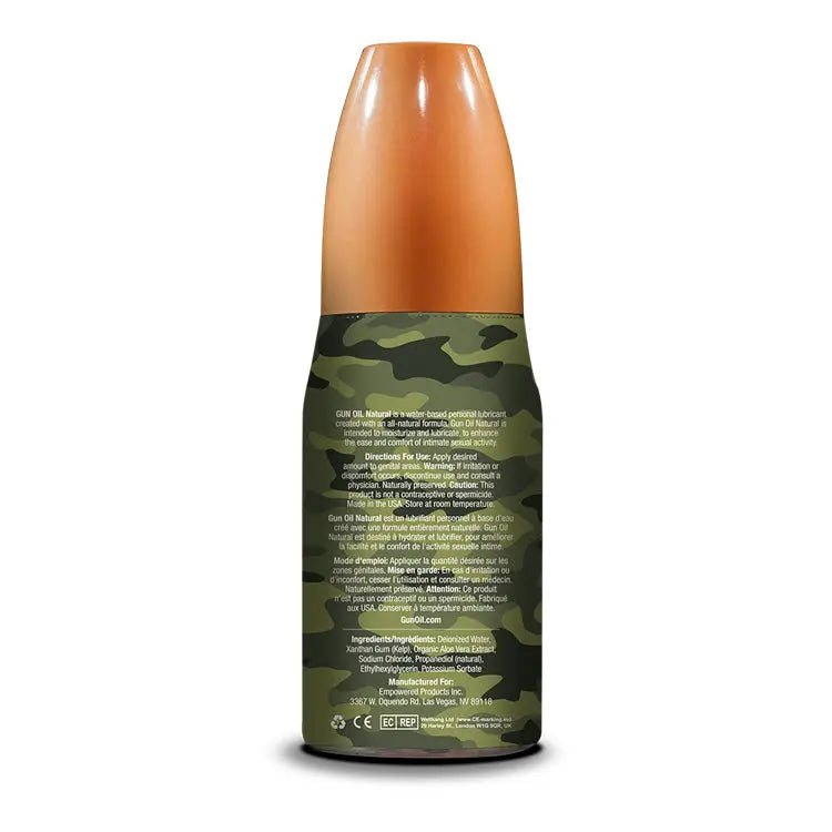 Gun Oil Natural 8 Oz – body-safe materials | Fu'Cha Exotics