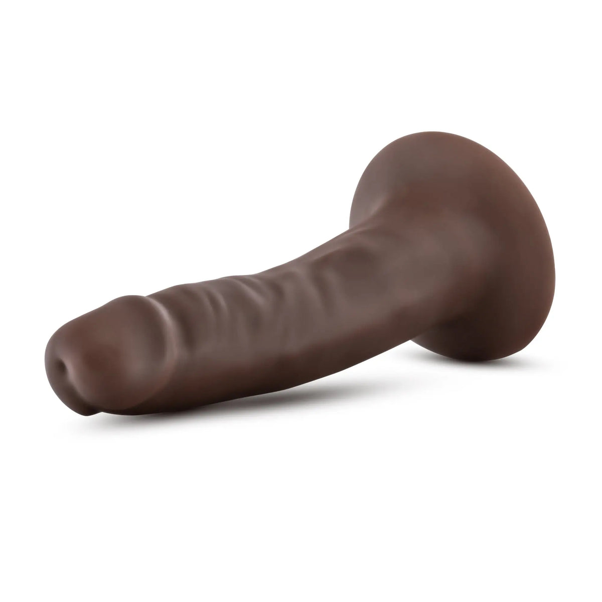 Dr. Skin - 5.5 Inch Cock with Suction Cup - Chocolate – body-safe materials suction stimulation | Fu'Cha Exotics