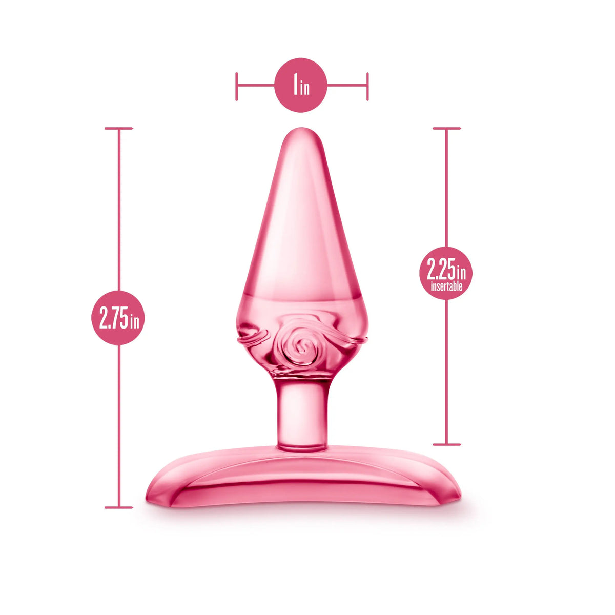 Play With Me - Jolly Plug - Pink – body-safe materials | Fu'Cha Exotics