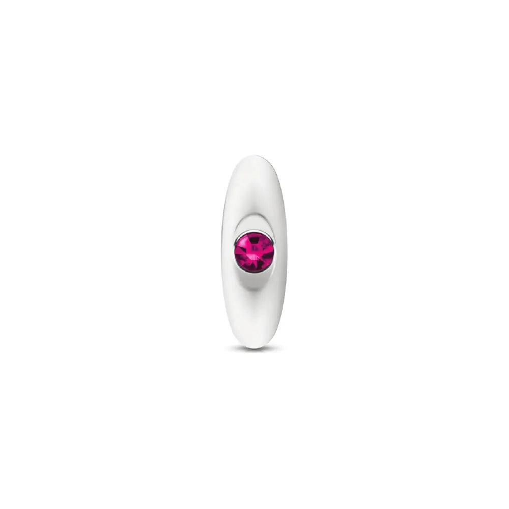 Silver Anchor Buttplug Kit - Clear Iridescent/pink – body-safe materials | Fu'Cha Exotics