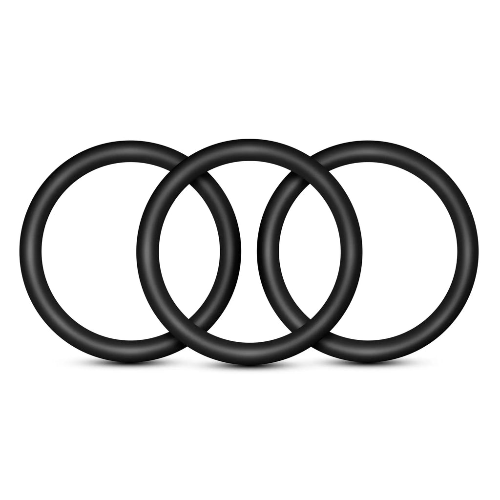 Performance - Vs3 Pure Premium Silicone Cockrings - Large - Black – body-safe silicone | Fu'Cha Exotics