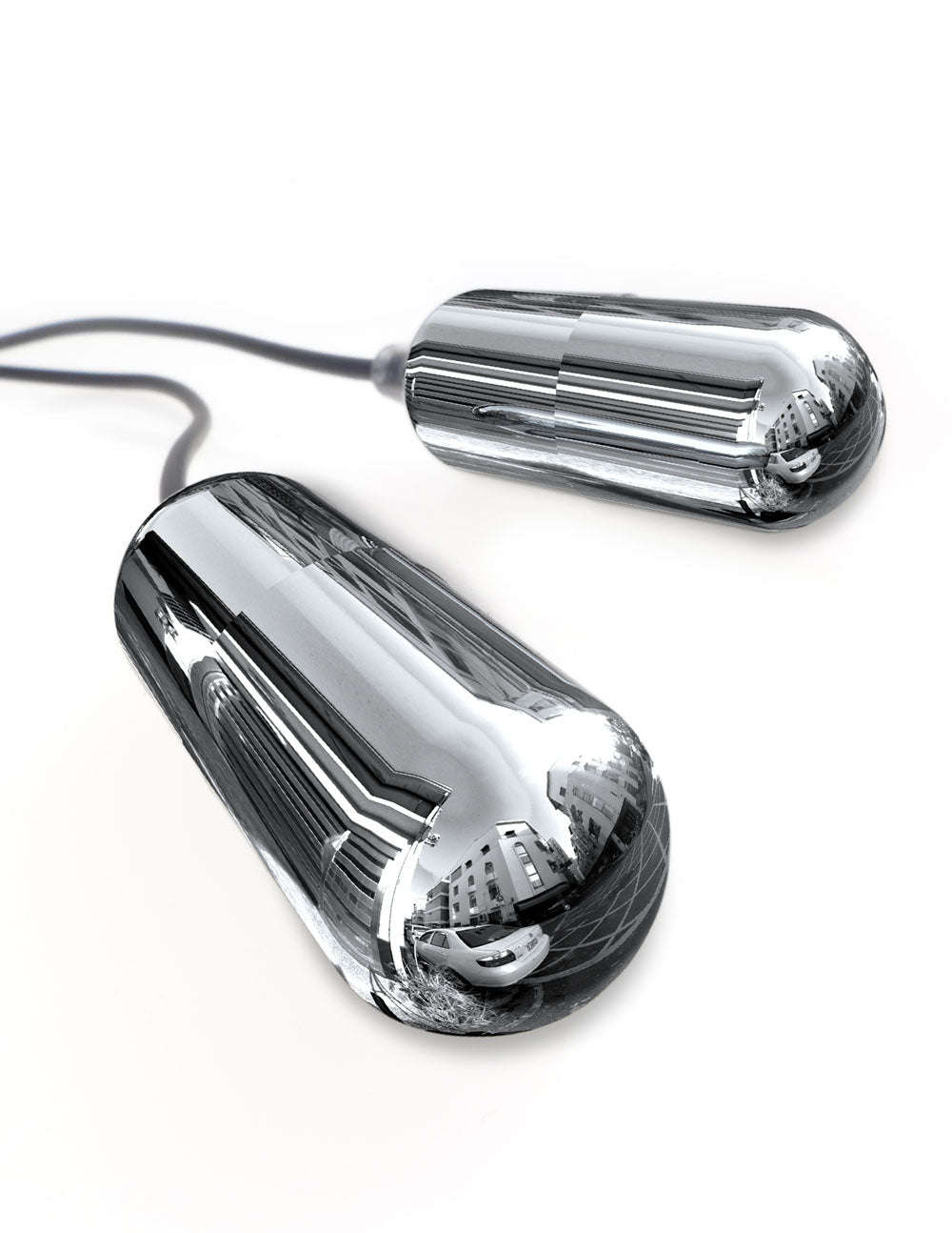 Classix Dual Vibrating Ball Teaser - Black/smoke