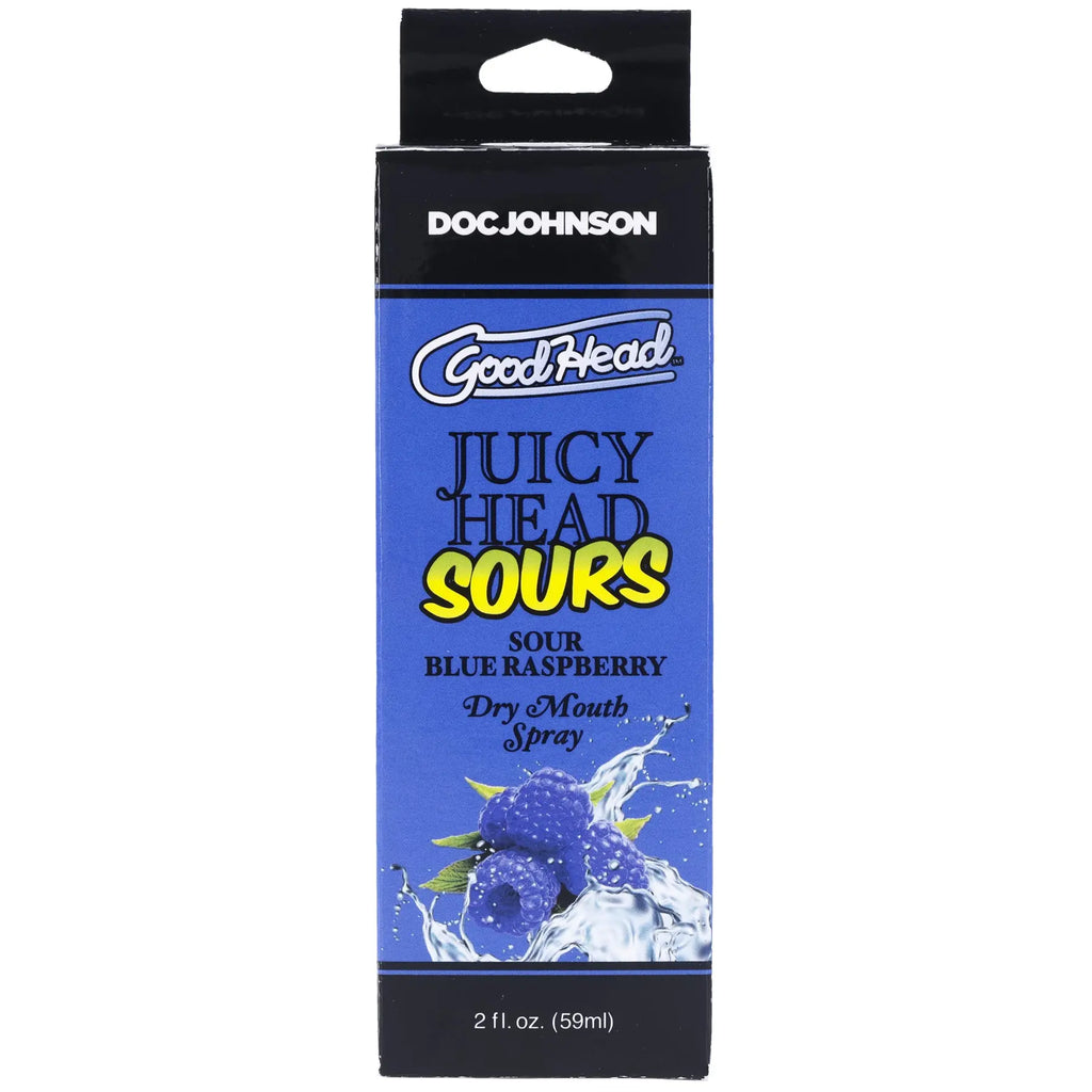 Goodhead - Juicy Head - Dry Mouth Spray - Sour Blue Raspberry - 2 Oz – body-safe materials | Fu'Cha Exotics