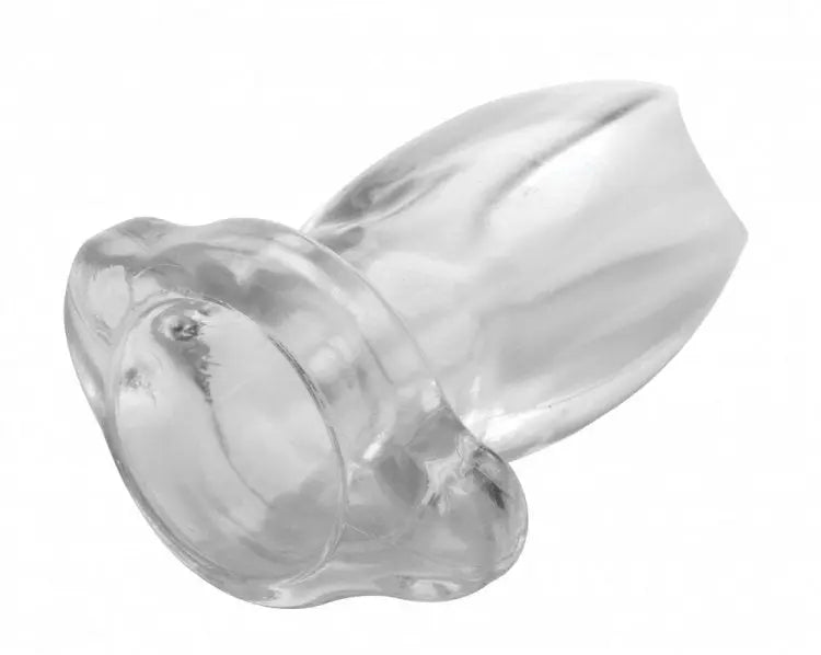 Peephole Clear Hollow Anal Plug - Small – body-safe silicone | Fu'Cha Exotics